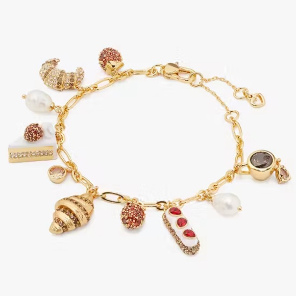 $178 Kate Spade Patisserie Charm Bracelet - Picture 3 of 6